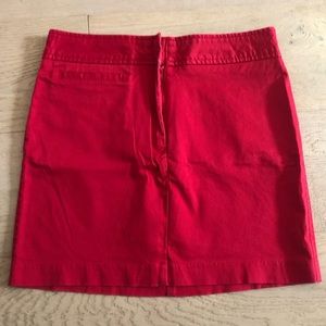 red Tommy Hilfiger skirt